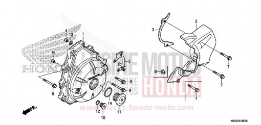 COUVERCLE DE GENERATEUR C.A. NC700SDC de 2012